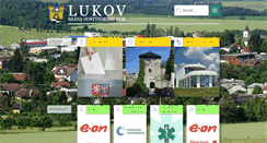 Desktop Screenshot of lukov.cz