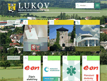 Tablet Screenshot of lukov.cz
